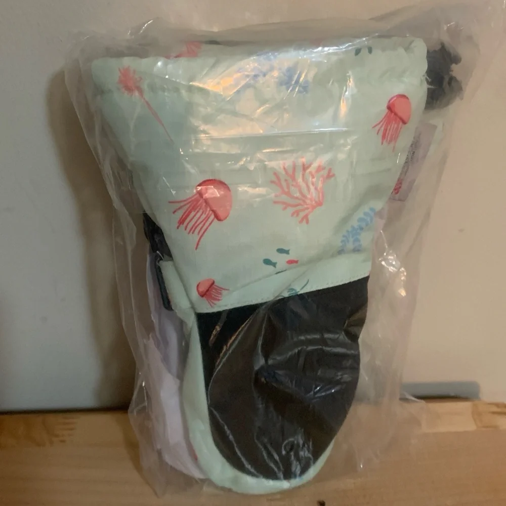 Ami & Li Mint Green Sea Life Mittens 3M Thinsulate Waterproof XS 0-2 Yr Toddler